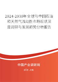 2024-2030年全球與中國石油和天然氣流動(dòng)性市場現(xiàn)狀深度調(diào)研與發(fā)展趨勢分析報(bào)告 2024-2030年全球與中國石油和天然氣流動(dòng)性市場現(xiàn)狀深度調(diào)研與發(fā)展趨勢分析報(bào)告