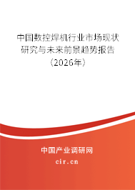 中國數控焊機行業(yè)市場現狀研究與未來前景趨勢報告（2026年）