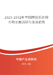 2025-2031年中國(guó)橡膠后處理市場(chǎng)全面調(diào)研與發(fā)展趨勢(shì)
