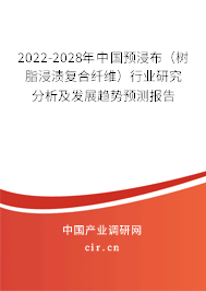 2022-2028年中國預(yù)浸布（樹脂浸漬復(fù)合纖維）行業(yè)研究分析及發(fā)展趨勢(shì)預(yù)測(cè)報(bào)告