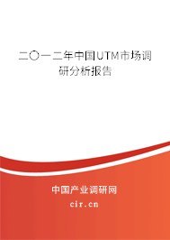 二〇一二年中國UTM市場調(diào)研分析報告