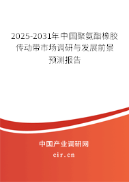 2025-2031年中國聚氨酯橡膠傳動(dòng)帶市場調(diào)研與發(fā)展前景預(yù)測報(bào)告