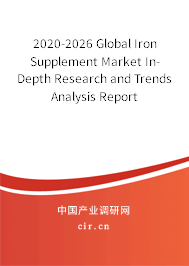 2020-2026 Global Iron Supplement Market In-Depth Research and Trends Analysis Report