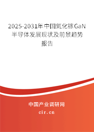 2025-2031年中國氮化鎵GaN半導(dǎo)體發(fā)展現(xiàn)狀及前景趨勢報告