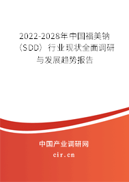 2022-2028年中國福美鈉（SDD）行業(yè)現(xiàn)狀全面調(diào)研與發(fā)展趨勢報告