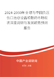 2024-2030年全球與中國負(fù)壓傷口治療設(shè)備和敷藥市場現(xiàn)狀深度調(diào)研與發(fā)展趨勢預(yù)測報(bào)告