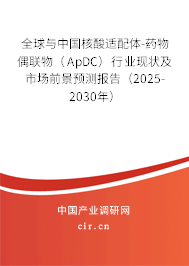 全球與中國(guó)核酸適配體-藥物偶聯(lián)物（ApDC）行業(yè)現(xiàn)狀及市場(chǎng)前景預(yù)測(cè)報(bào)告（2025-2030年）