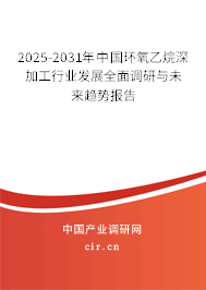 2025-2031年中國環(huán)氧乙烷深加工行業(yè)發(fā)展全面調(diào)研與未來趨勢報告