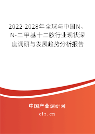 2022-2028年全球與中國(guó)N，N-二甲基十二胺行業(yè)現(xiàn)狀深度調(diào)研與發(fā)展趨勢(shì)分析報(bào)告