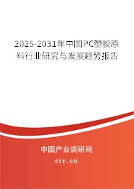 2025-2031年中國PC塑膠原料行業(yè)研究與發(fā)展趨勢報告