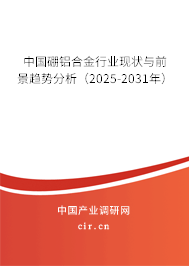 中國(guó)硼鋁合金行業(yè)現(xiàn)狀與前景趨勢(shì)分析（2025-2031年）