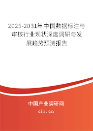 2025-2031年中國數(shù)據(jù)標注與審核行業(yè)現(xiàn)狀深度調(diào)研與發(fā)展趨勢預測報告 2025-2031年中國數(shù)據(jù)標注與審核行業(yè)現(xiàn)狀深度調(diào)研與發(fā)展趨勢預測報告