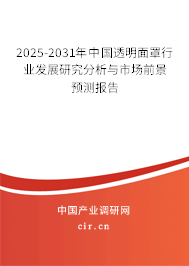 2026-2032年中國透明面罩行業(yè)發(fā)展研究分析與市場前景預測報告