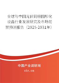 全球與中國光伏銅柵圖形化設(shè)備行業(yè)發(fā)展研究及市場前景預(yù)測報告（2025-2031年）