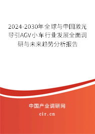 2024-2030年全球與中國激光導引AGV小車行業(yè)發(fā)展全面調(diào)研與未來趨勢分析報告