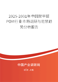2025-2031年中國(guó)聚甲醛POM行業(yè)市場(chǎng)調(diào)研與前景趨勢(shì)分析報(bào)告
