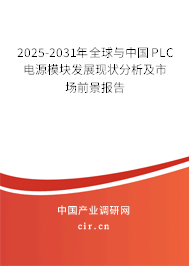 2025-2031年全球與中國(guó)PLC電源模塊發(fā)展現(xiàn)狀分析及市場(chǎng)前景報(bào)告
