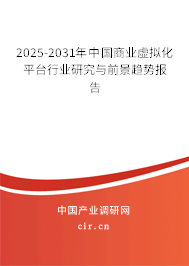 2025-2031年中國商業(yè)虛擬化平臺(tái)行業(yè)研究與前景趨勢(shì)報(bào)告