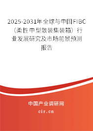 2025-2031年全球與中國FIBC（柔性中型散裝集裝箱）行業(yè)發(fā)展研究及市場前景預(yù)測報告