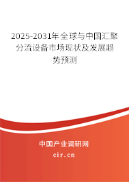 2025-2031年全球與中國(guó)匯聚分流設(shè)備市場(chǎng)現(xiàn)狀及發(fā)展趨勢(shì)預(yù)測(cè)