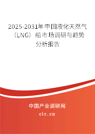 2025-2031年中國液化天然氣（LNG）船市場調(diào)研與趨勢分析報告