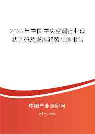 2025年中國(guó)中央空調(diào)行業(yè)現(xiàn)狀調(diào)研及發(fā)展趨勢(shì)預(yù)測(cè)報(bào)告