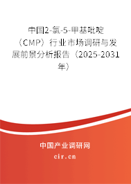 中國2-氯-5-甲基吡啶（CMP）行業(yè)市場調(diào)研與發(fā)展前景分析報告（2025-2031年）