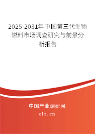 2026-2032年中國第三代生物燃料市場調(diào)查研究與前景分析報告 2026-2032年中國第三代生物燃料市場調(diào)查研究與前景分析報告