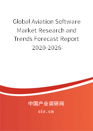 Global Aviation Software Market Research and Trends Forecast Report 2020-2026