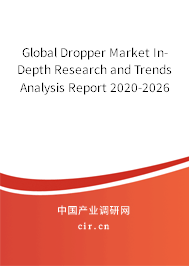 Global Dropper Market In-Depth Research and Trends Analysis Report 2020-2026