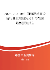 2025-2031年中國(guó)機(jī)場(chǎng)地面設(shè)備行業(yè)發(fā)展研究分析與發(fā)展趨勢(shì)預(yù)測(cè)報(bào)告